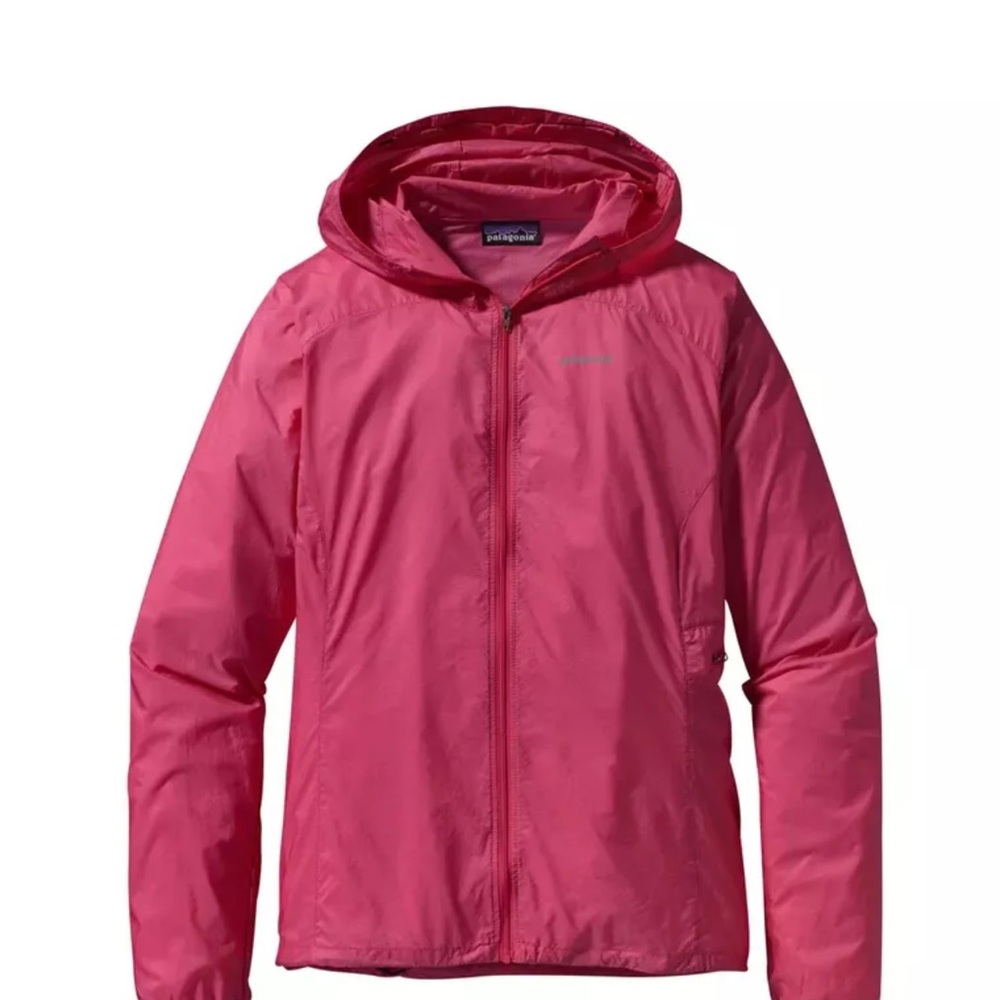 Patagonia Houdini Jacket Weather Resistant Light Shell Jacket Pink Women's S